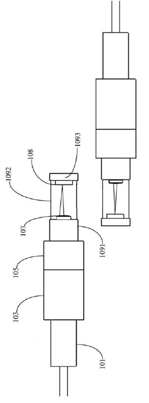 科毅光通信2*2機械式光開(kāi)關(guān)反射棱鏡脫離凹槽光路