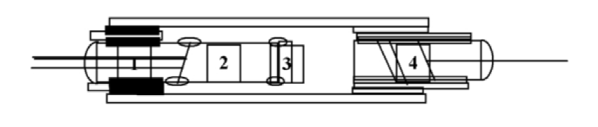 現有技術(shù)中三端口WDM的結構示意圖 - 廣西科毅光通信