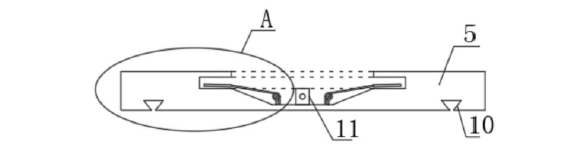 抗干擾保偏型磁光開(kāi)關(guān)底座內部結構示意圖 - 廣西科毅光通信