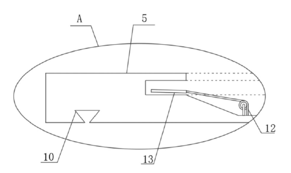 抗干擾保偏型磁光開(kāi)關(guān)底座填充槽結構示意圖 - 廣西科毅光通信