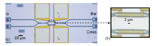 寬波導結構顯微圖-廣西科毅光通信