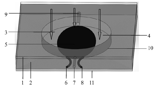 流體在通光孔內的分布狀態(tài)、光線(xiàn)傳輸路徑及流速調節對遮光區域的影響 - 廣西科毅光通信